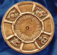 Edler Taufkerzen-Leuchter (Bronze)