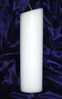 Ovaler Taufkerzen-Rohling