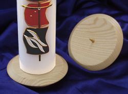 Kerzenhalter (Holz), gro�